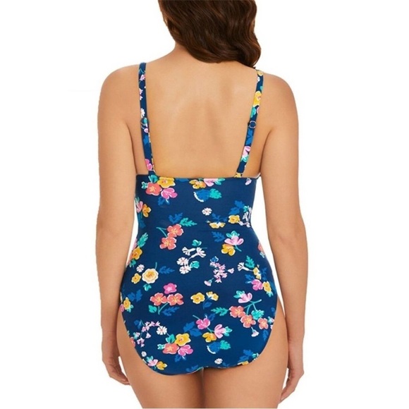 Vera Bradley Sea Tea Amanda Santiago Swimsuit Medium - Picture 2 of 10